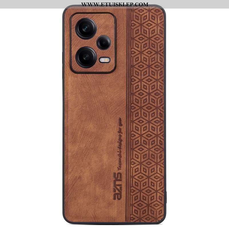 Etui do Poco X5 Pro 5G Efekt Skóry Azns